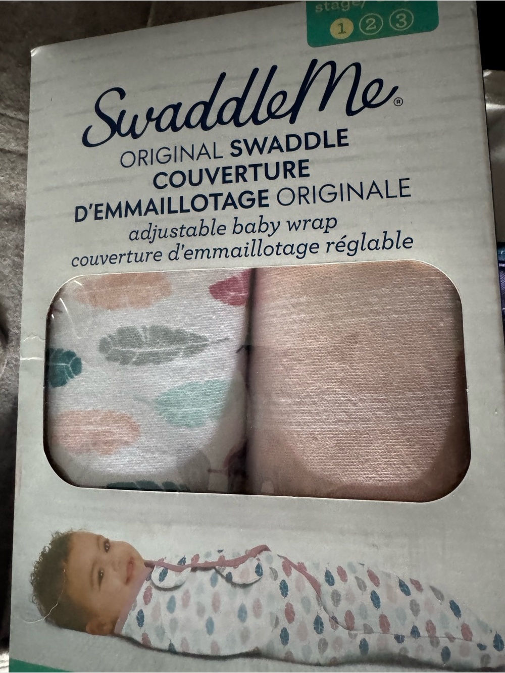 SwaddleMe Baby Wraps by SwaddleMe - Navy Blue & White